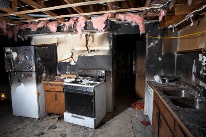 Fire damage repair by Keystone Construction & Restoration Inc.