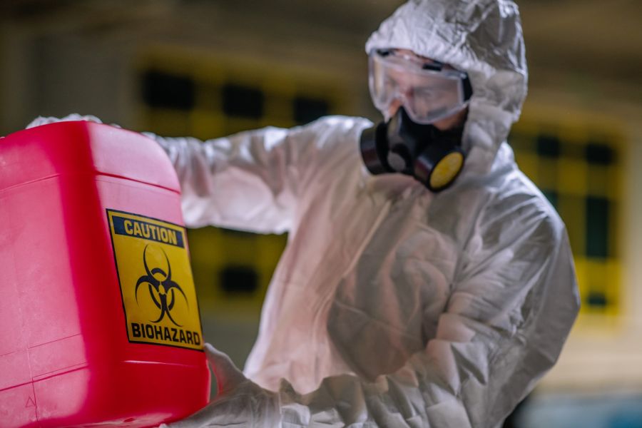 Bio-Hazard Cleanup by Keystone Construction & Restoration Inc.